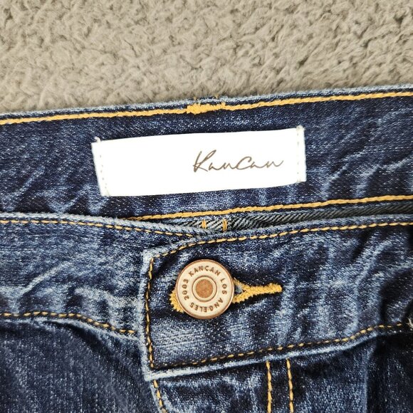 Kancan Jeans Women's Size 15/31 Distressed Ultra High Rise Straight Ankle Denim - Picture 9 of 10